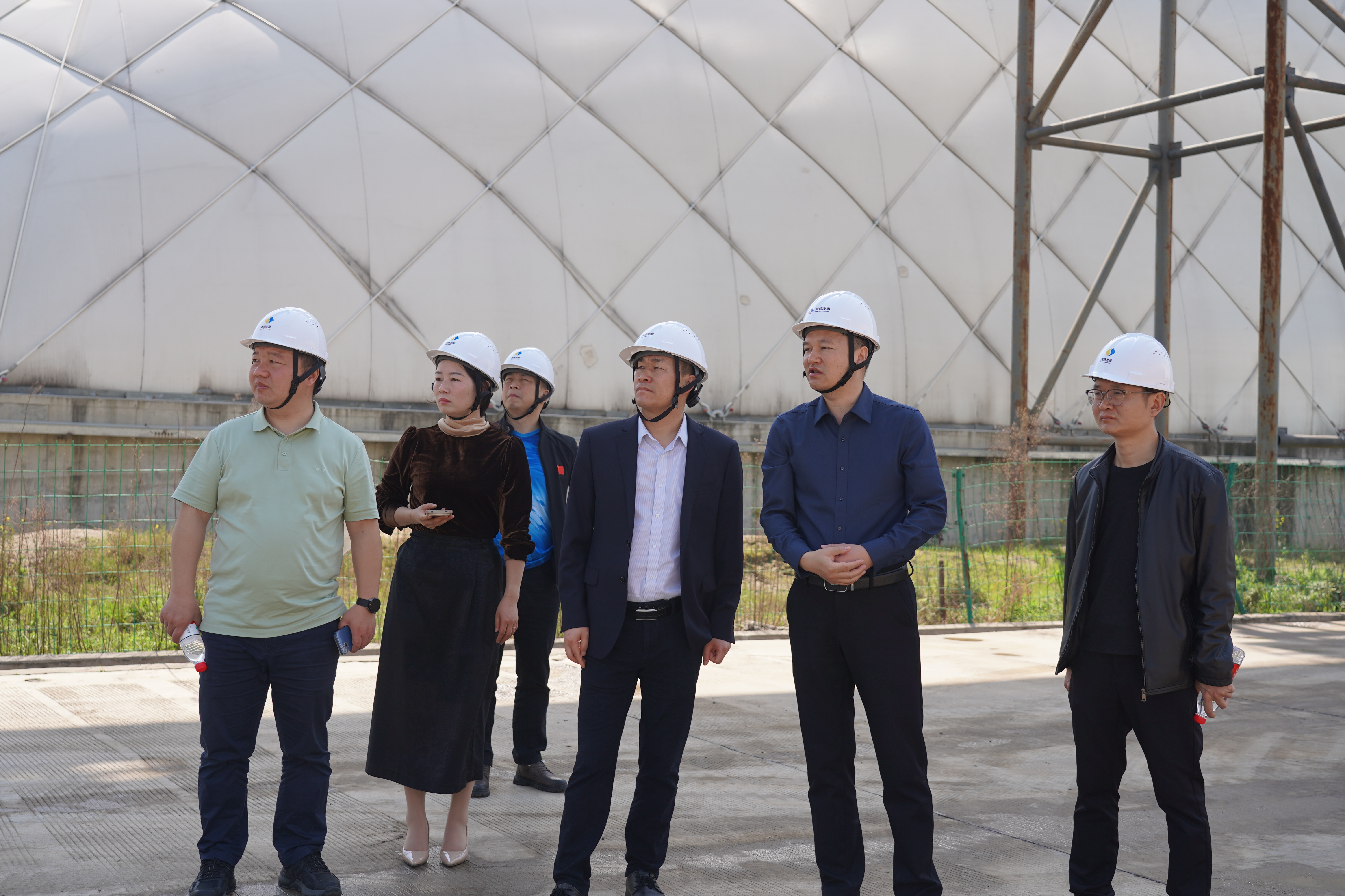 沅江市副市長謝貴調研湖南發展機制砂和砂石集散中心項目